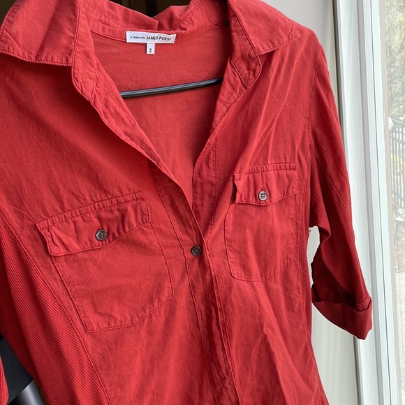 James Perse top. Size 2. Rust. Like new. - Picture 5 of 5